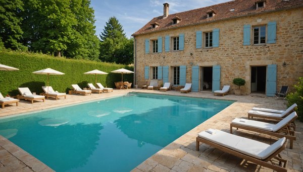 Évasion paisible : chambres d'hôtes avec piscine en dordogne